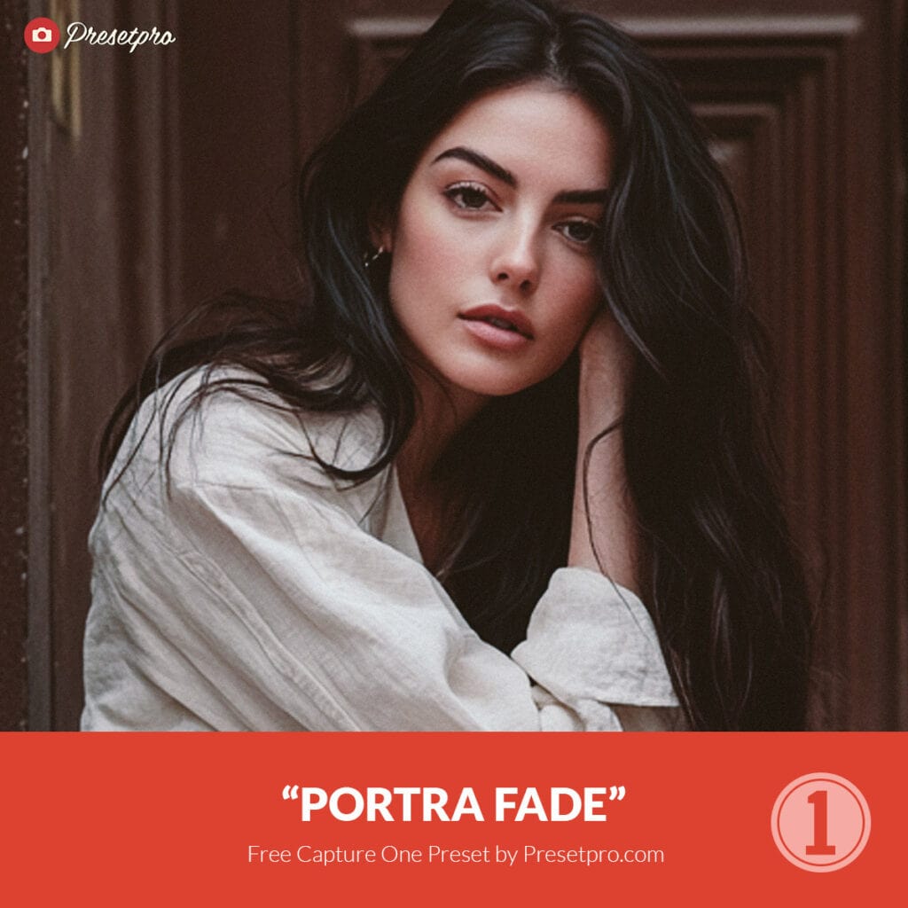 Free Capture One Style "Portra Fade" Presetpro.com